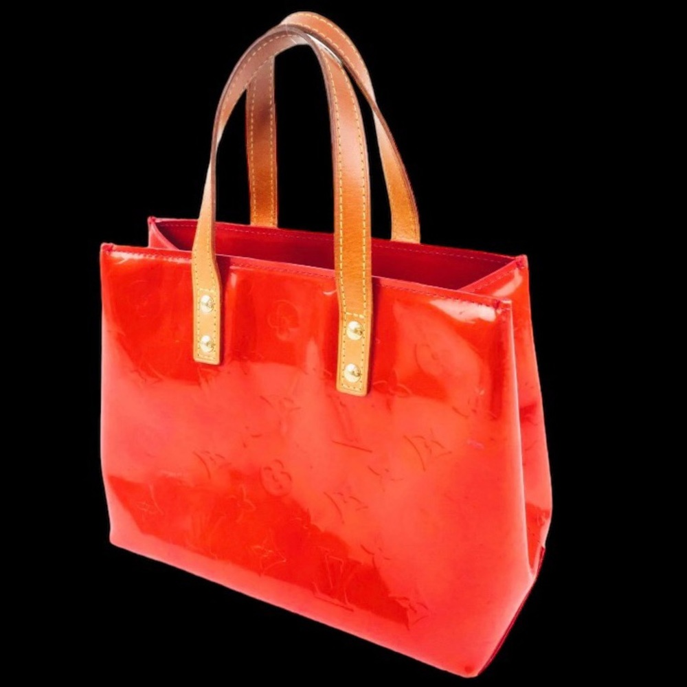 Louis VUITTON Reade PM Monogram Tote Vernis Collection Rouge๐ - Picture 7 of 14